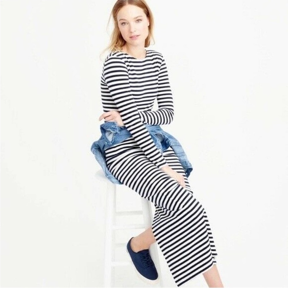 J. Crew Maxi Stripe Dress